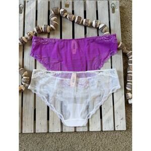 NWT Vintage Victoria's Secret Dream Angels Bikini Lace Underwear Panties